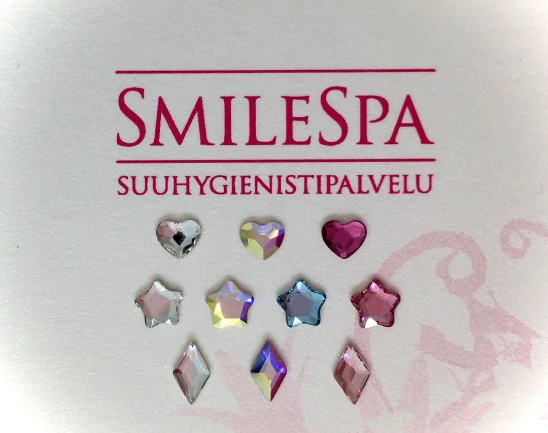 kristallimuoto, sydän, tähti ja salmiakki